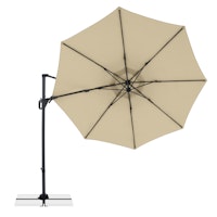 doppler Pendelschirm LIFE 310 Side, Aluminium Anthrazit / 100 % Polyester 180 g/m² 