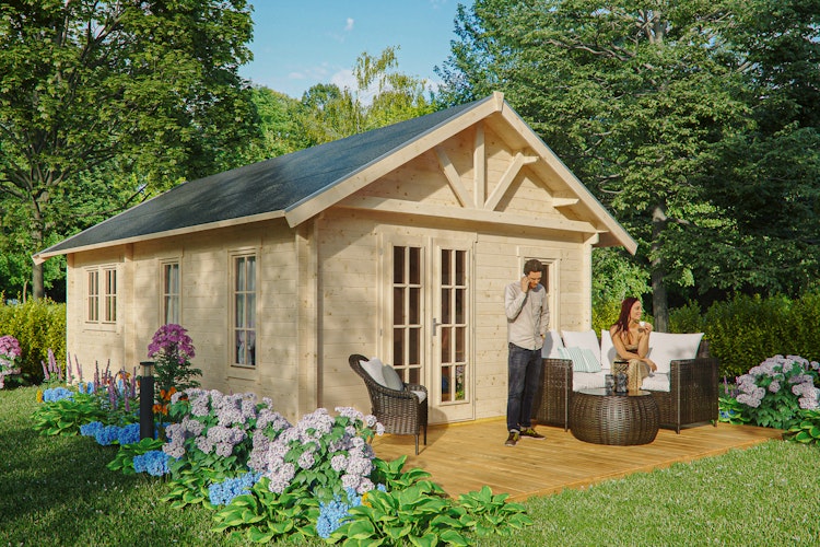 Skan Holz 45 mm Blockbohlenhaus Bern 4