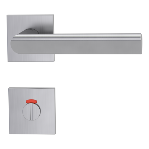 Griffwerk VAYA 137 TRI fast2fix Fast2Fix GK3 Rosetten eckig WC rot/weiß Edelstahl matt