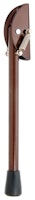 Alberts® Türfeststeller Braun 230x23mm Platte 75x20mm