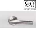 Vorschaubild GRIFFWERK Griffgarnitur LORITA PIATTA -Edelstahl matt-AUSLAUF