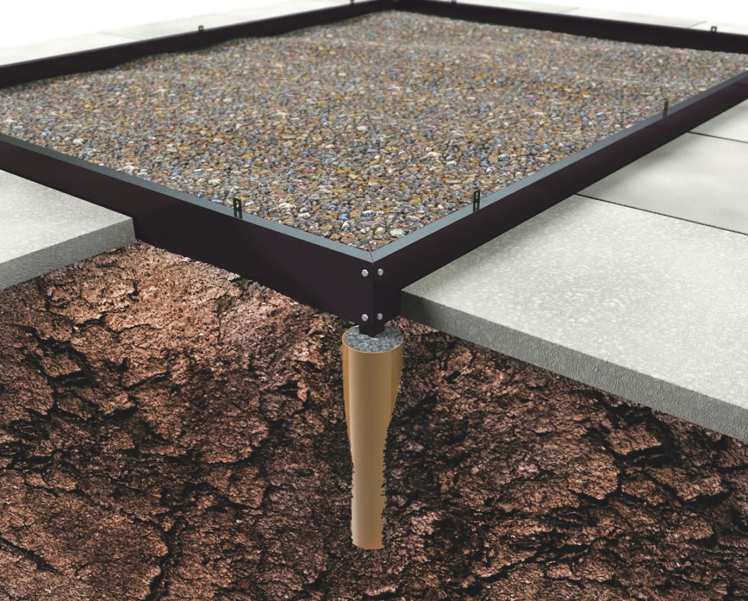 Halls Stahlfundament für Gewächshaus Icon 6 - 2,5 m² / 3,7 m² / 4,9 m² / 6,1 m²