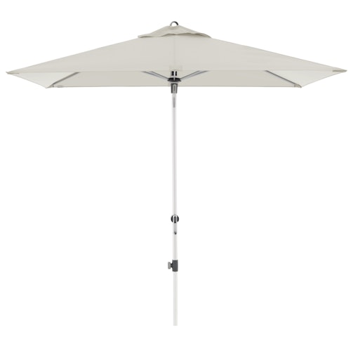 doppler Mittelmastschirm EXPERT 220 x 140 Auto-Tilt, Aluminium Silber / 100 % Polyester 180 g/m²