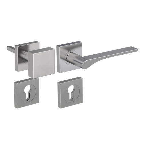 Griffwerk Wechselgarnitur LEAF LIGHT SIEGER DESIGN eckig - Samtgrau, Kaschmirgrau, Graphitschwarz