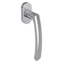 Vorschaubild Griffwerk Fenstergriff CRYSTAL Edelstahl matt L 7x42mm