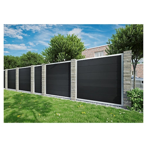 T&J MALÖ WPC Sichtschutzelement 1800 x 1800 mm