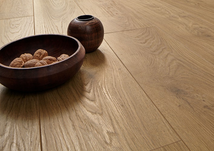 MEISTER Laminatboden MeisterDesign. laminate LD 150 1288 x 198 x 8 mm 07149 Eiche Chianti Porensynchron-Struktur