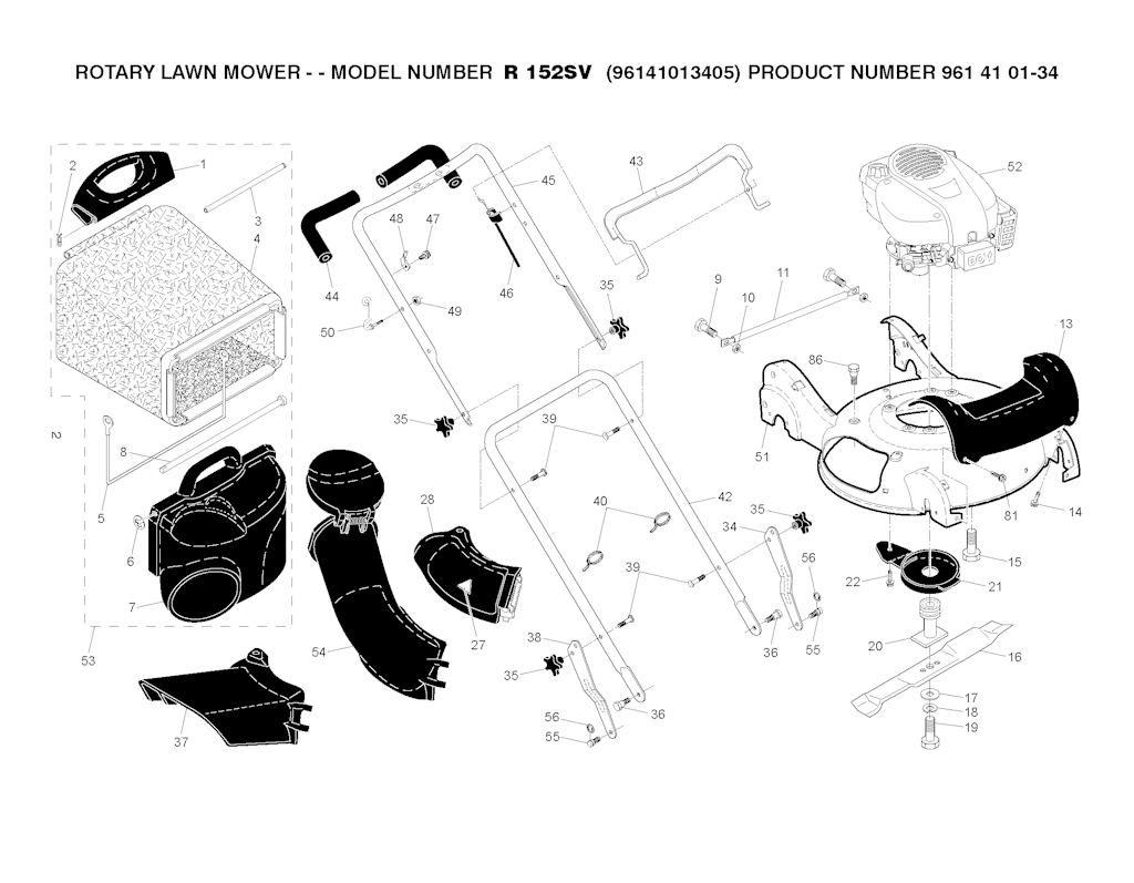 Explosionszeichnung Ersatzteile