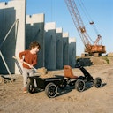 Vorschaubild EXIT Foxy Gokart - mit Anhänger Espresso Schwarz