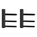 Vorschaubild Griffwerk Bandpaare AXUM Türbänder inkl. Rahmenteil für gefälzte Holz-Türblätter