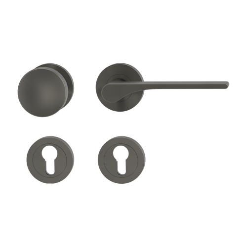 Griffwerk Wechselgarnitur LEAF LIGHT SIEGER DESIGN - Samtgrau, Kaschmirgrau, Graphitschwarz