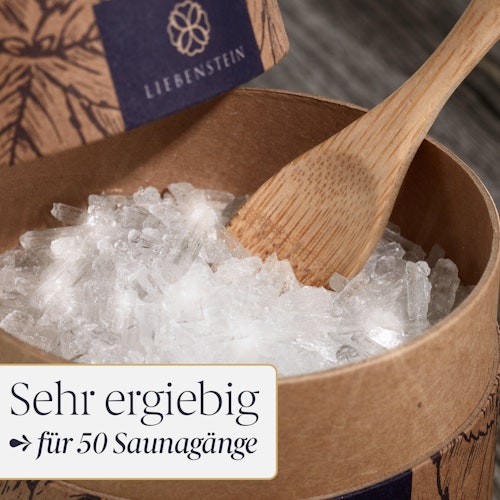 Liebenstein Bio Mentholkristalle für die Sauna (100g)