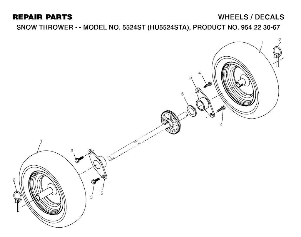Explosionszeichnung Ersatzteile