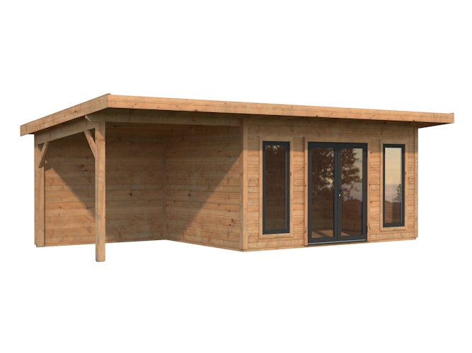 Palmako Gartenhaus Aurelia 12,7+7,9 m² - 44 mm