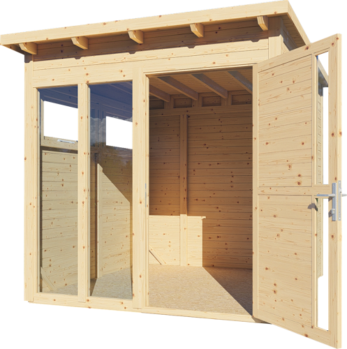 Bertilo Gartenhaus Pentus 2 Office - 19 mm