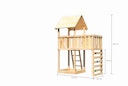 Vorschaubild Akubi Kinderspielturm Lotti inkl. Anbauplattform und Kletterwand