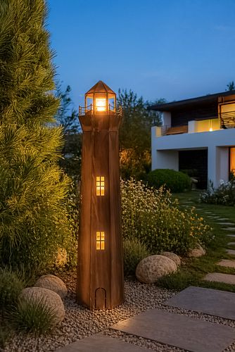 Badeko Turm ,,Leuchtturm“ in Edelrostoptik