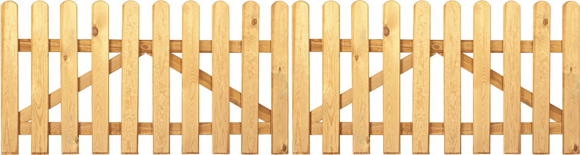 T&J HEIKO Gartenzaun Tor gerade grün 300 x 100 cm Latten