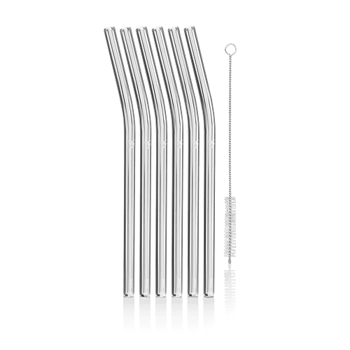 WMF Glastrinkhalme 6tlg. 230 mm inkl. Bürste