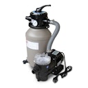 Vorschaubild Karibu Sandfilteranlage klein inkl. Schläuche, Quarzsand 25 Kilo (4,5 m³/h, 230 V)