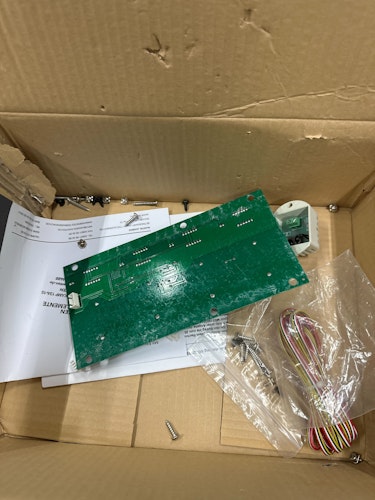 DEFEKT (für Bastler) Karibu Steuergerät easy finnisch schwarz für Starkstrom Öfen