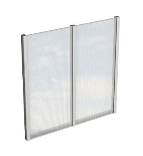 Skan Holz Seitenwände aus Polycarbonat für Terrassendach (freistehend)