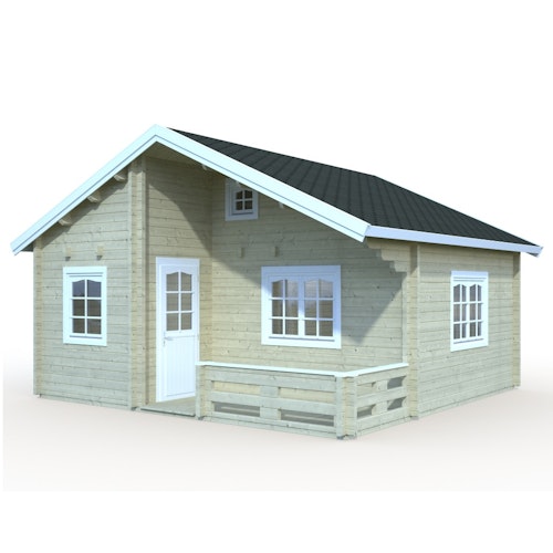 Palmako Ferienhaus Emily 40,1 + 5,2 m² - 70 mm