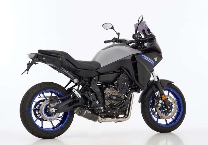 SHARK KOMPLETTANLAGE Carbon  Street GP für YAMAHA MT-07,Tracer 7/GT,XSR700 / XTribute / Legacy EURO5  