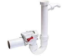 KESSEL 73052 - Rückstaudoppelverschluss Staufix Siphon DN 50 Waschmaschinenanschluss