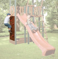 Weka Tabaluga Kletterwand mit 5 Steinen