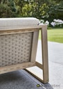 Vorschaubild Apple Bee Lounge Eckmodul ANTIGUA, Teak Coastal / Rope Taupe / Kissen BEE WETT (100 % Polypropylen) Natural Oak