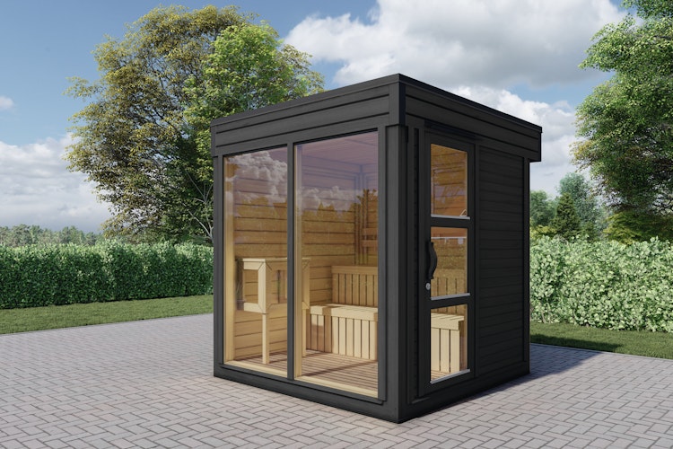 Wolff Finnhaus Saunahaus Paradiso 2x2 (1-Raum)