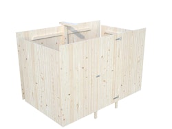 Palmako Karl 23,1 m² - Anbauschuppen 6,2 m²