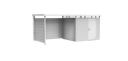 Vorschaubild Biohort Rückwand für Seitendach zu Gerätehaus HighLine H2, H3, H4, H5, H6