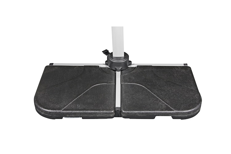 Derby Füllplatte 25 kg, 4er-Set, Kunststoff Schwarz