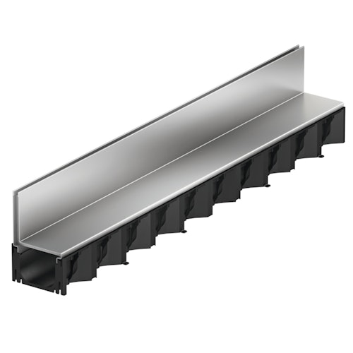 ACO Self® Euroline Schlitzrinne Schlitzrahmen 100 x 11,8 x 10,5 cm
