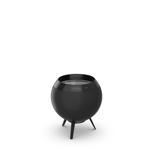 höfats MOON 45 All Black Plancha-Grillset mit niedrigem Fuß