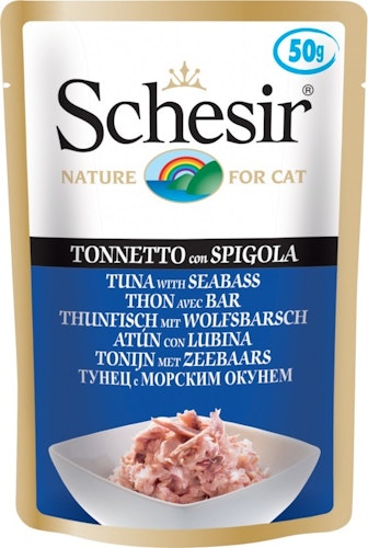Schesir 30 x 50g Beutel Katzennassfutter