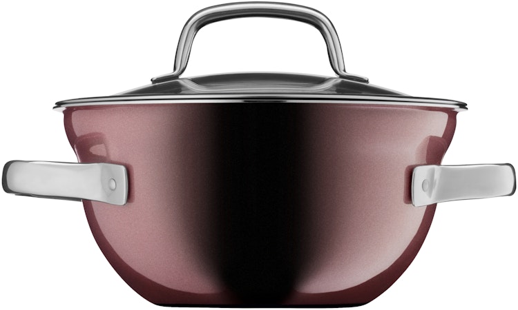 WMF Fusiontec Mineral Kochschüssel mit Glasdeckel, 20 cm, Rose Quartz