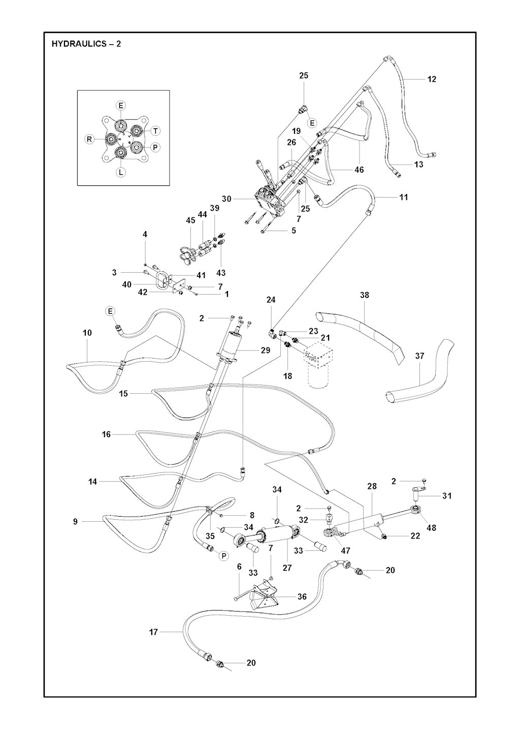 Explosionszeichnung Ersatzteile
