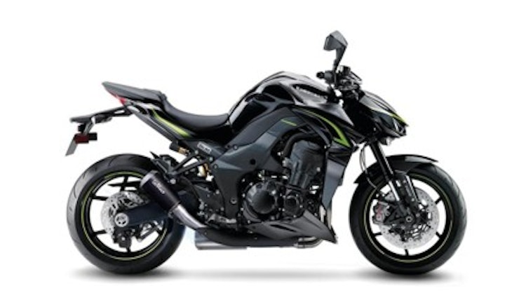 LeoVince 2x SLIP-ON Edelstahl SBK LV-10 Schwarz für KAWASAKI Z 1000/Z 1000 SX