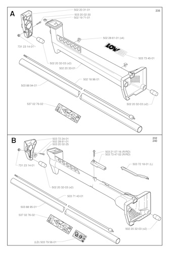 Husqvarna Motorsensen/Freischneider 232 RD, 20001400001-Current