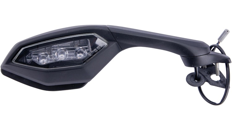 Vicma Spiegel schwarz, rechtsanbau