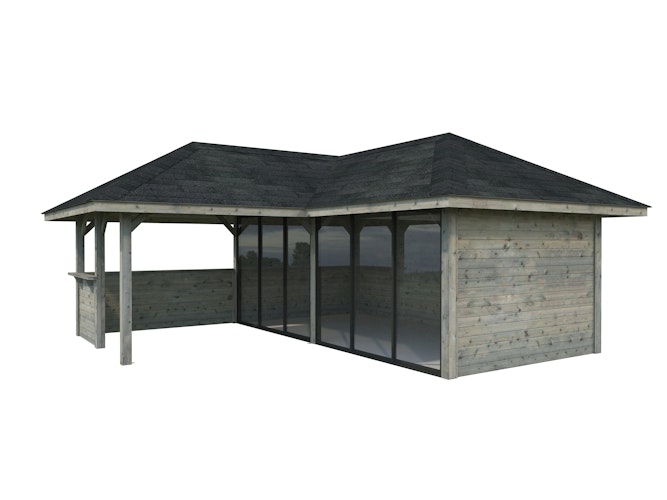 Palmako Pavillon Bianca 24,9 m² Set 222 Slide