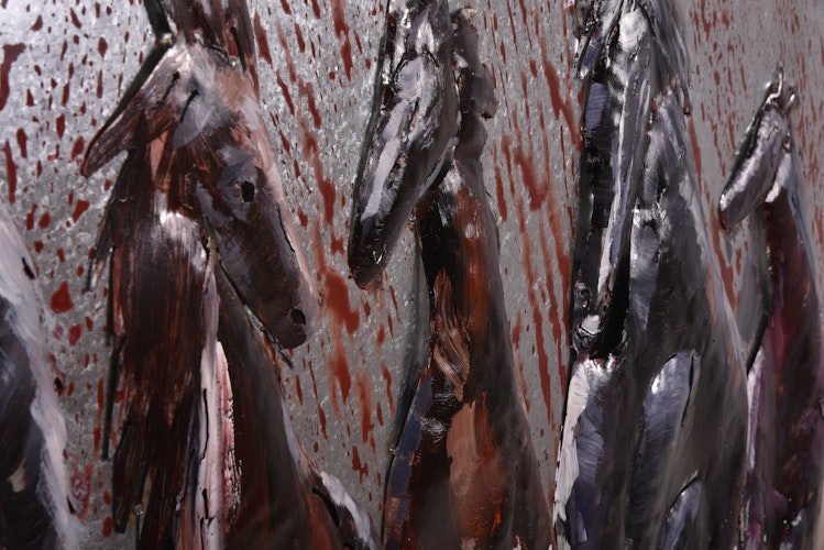 3D Metallbild Fury 120 x 80 cm, Stahlblech