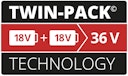 Vorschaubild Einhell Akku 2x18V 4,0Ah PXC-Twinpack CB 1 4511489