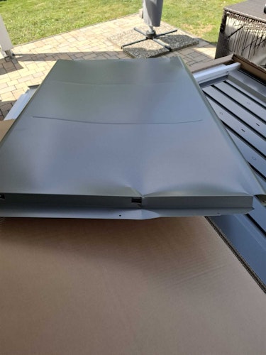 B-Ware Biohort HighBoard-160 x 70 x 118 cm (Größe 160)-quarzgrau-metallic