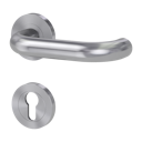 Vorschaubild Griffwerk Türgriff ALESSIA PROF Rosetten rund GK3