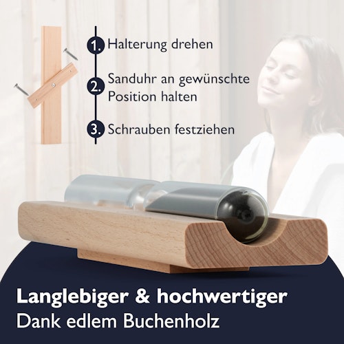 Liebenstein Sauna Sanduhr - Made in Germany
