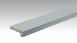 MEISTER Folien-ummantelte Profile Winkelabdeckleiste XL 2380 x 22 x 70 mm 00063 Edelstahl DF